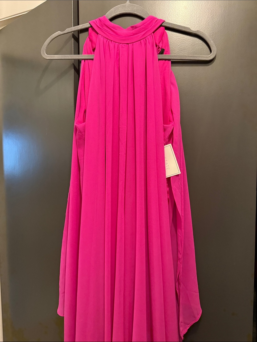 1. State Bright Fuchsia Sleeveless Jumpsuit